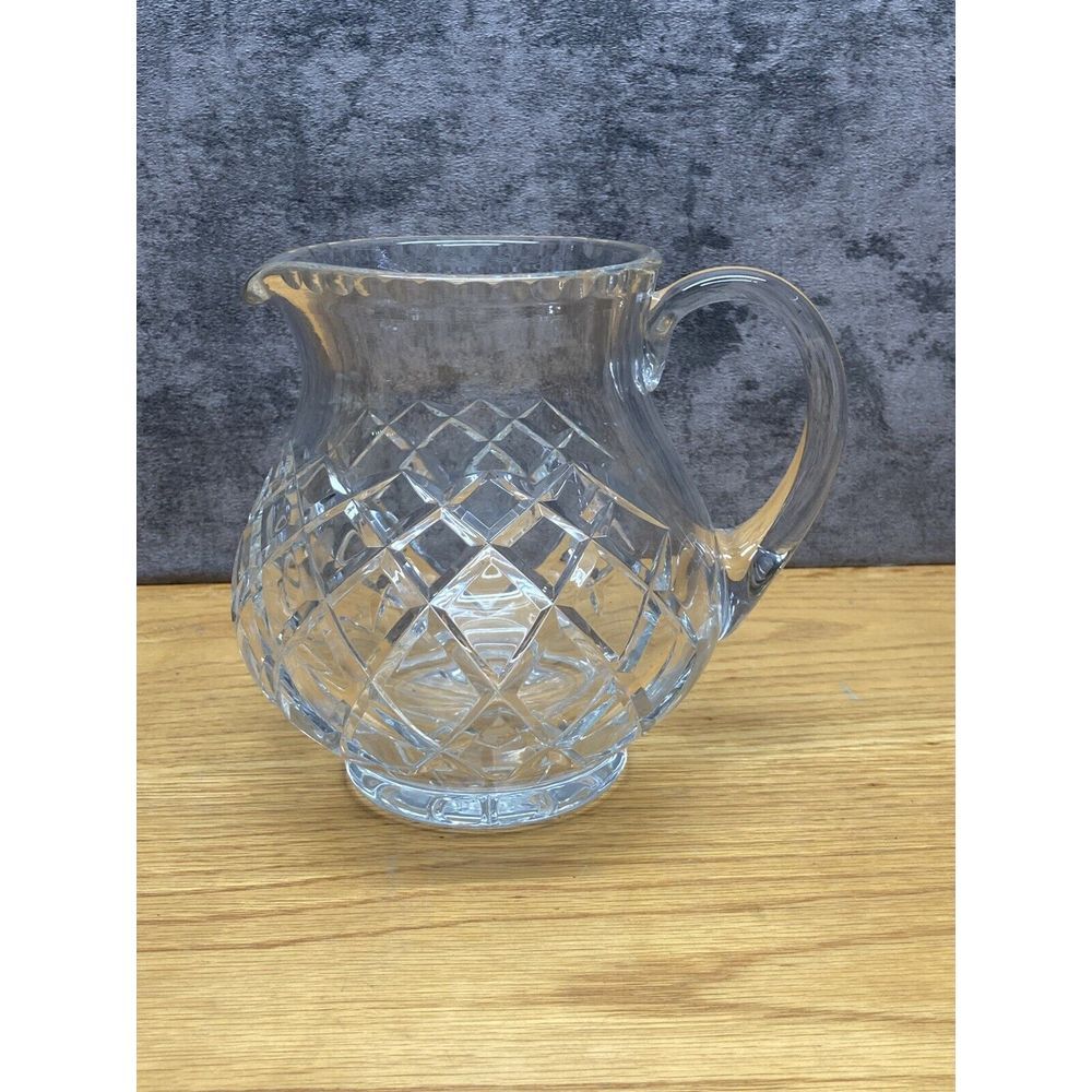 Crystal 6" Jug Pitcher - Very Nice!